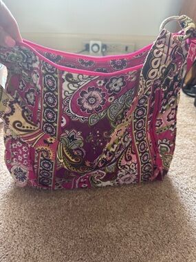 Vera Bradley Very Berry Paisley Shoulder Bag